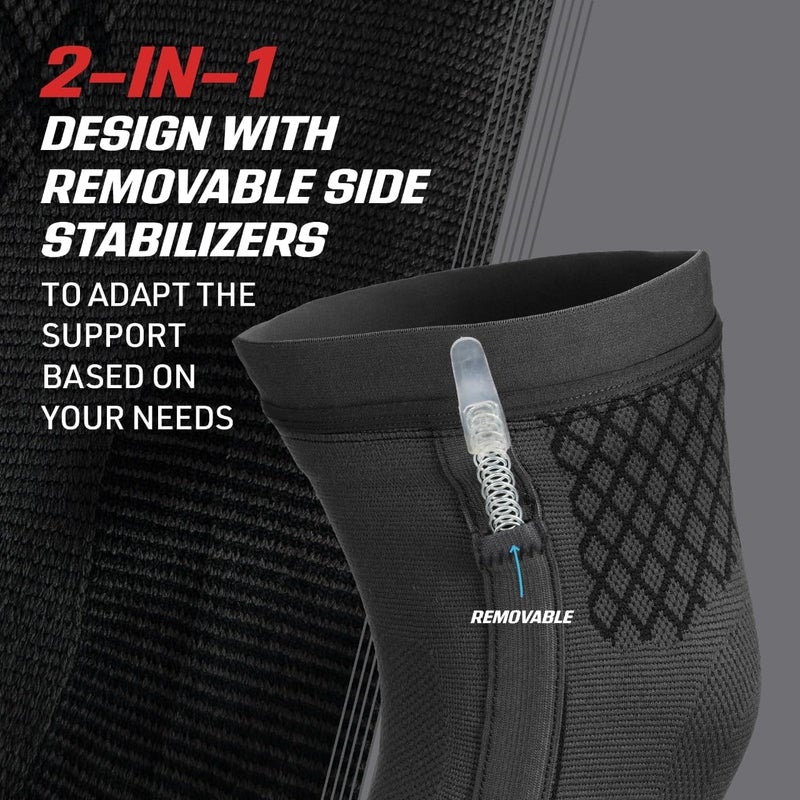 ACE Brand Flex Comfort Compression Knee Sleeve with Stabilizers - Image 5